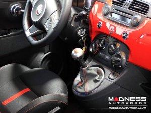 FIAT 500 Gear Shift Knob - Genuine ABARTH - Carbon Fiber